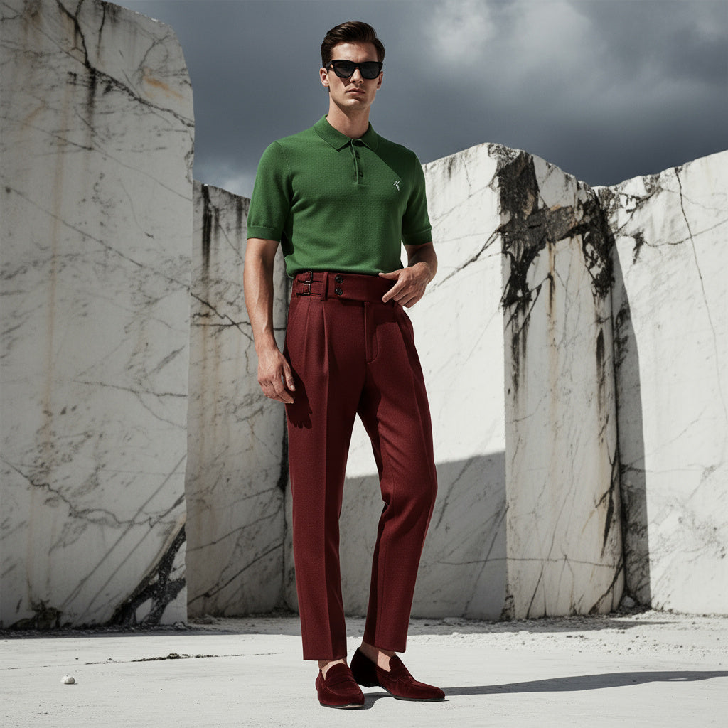 Pantaloni di cotone del reggimento